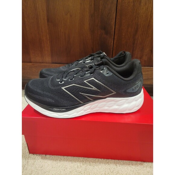 NIB [Extra Wide] New Balance Fresh Foam 680 v8 Running Shoes Men Sneakers Black - Picture 9 of 10